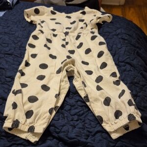 Polka Dot Baby Jumpsuit
